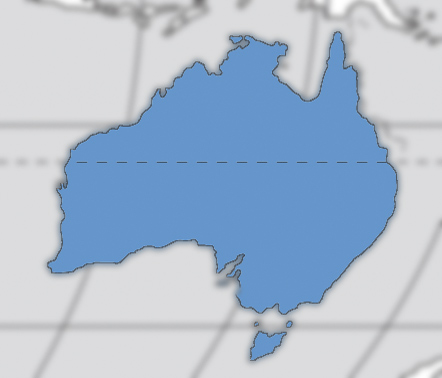 Map Australien
